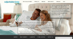 Desktop Screenshot of adjustablesleepstore.com